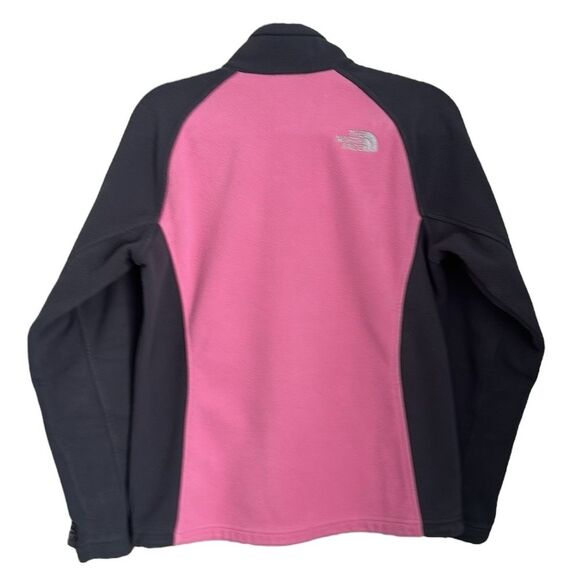 The North Face Women's Full Zip Fleece Jacket Pink&Grey Size M Authentic - Picture 2 of 12